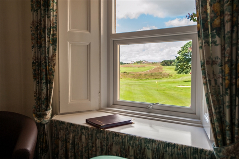 View of the course from a Dormy Room at Foxton Hall